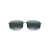 Maui Jim BREAKWALL gry breakwall gloss black Sunglasses Unisex Standard, Standard, Unica