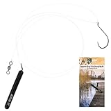 Zite Fishing Tungsten Drop Shot Ready-to-Fish Rig S, L | 60cm fertige Drop Shot Montage, Mustad DS Haken & 7-14g Tungsten |...
