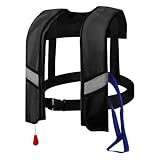 CFITANK Vollautomatische Rettungsweste mit Reflektoren für Outdoor-Abenteuer, Automatische Aufblasfunktion und Sicherheitspfeife, Ideal...