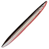 Savage Gear Line Thru Sandeel - Meerforellenköder, Farbe:Black & Red UV, Länge/Gewicht:11cm / 15g