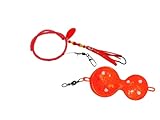 Eisele Sea-Fishing Tock Butt-System Buttlöffelvorfach 30g-90g Plattfisch-Vorfach Flunder Rig (Wurmhaken 30g, Orange)