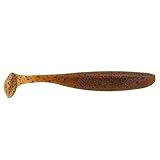 Keitech Easy Shiner 3' 4' 4,5' 5' Gummifisch Gummiköder Softbait für Barsch Zander Hecht Farbe CT17 - Motoroil PP. Red, Größe 4' (ca. 10...