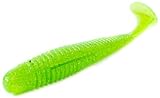 Noike Wobble Shad 4' 10,2cm - 6 Gummifische, Noike Farbe:Chartreuse UV