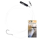 Zite Fishing Tungsten Drop Shot Ready-to-Fish Rig S, L | 60cm fertige Drop Shot Montage, Mustad DS Haken & 7-14g Tungsten |...