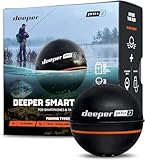 Deeper Smart Sonar Pro+ 2 Fischfinder Echolot – mit Tiefenmesser und GPS-Sender | Angeln im Kajak, Boot oder beim Eisangeln | mit...