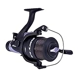 Shakespeare Cypry Carp Karpfen FS Freilaufrollen, Schwarz/Silber, 60