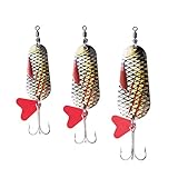 Zite Fishing Blinker-Set 16g / 26g / 34g - Hechtköder Hecht-Blinker Zander-Köder Barsch-Angelköder - Raubfisch Köder-Set -...