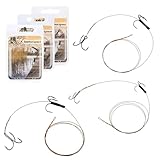 Zite Fishing Köderfisch-Systeme Set S, M + L | Köderfische 5-20cm Hechtangeln | Stinger Raubfisch Hechtmontage | Drillingssystem...