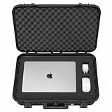 TOMcase Koffer für Tablet, Notebook/Laptop und Zubehör; wasserdichter ECO Schutzkoffer mit Raster-/Würfelschaumstoff für 16“ bis...