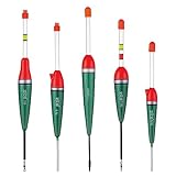 Zite Fishing Aalposen Set | 5 Stück Knicklichtposen Sortiment | Verschiedene Gewichte 5g, 7g, 8g, 9g, 10g | Ideal für Nachtangeln | Aal...