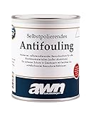 AWN Antifouling selbstpolierend Weichantifouling für Boot und Yacht bis 40 Knoten - schwarz 0.75l