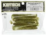 Keitech Swing Impact 3' Green Pumpkin/Chartreuse