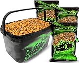 Magic Baits 3kg Ready Particle Mix Scopex im Eimer Carp Seeds Angelfertig Partikel Karpfen Köder Gekochte Körner Karpfenfutter...