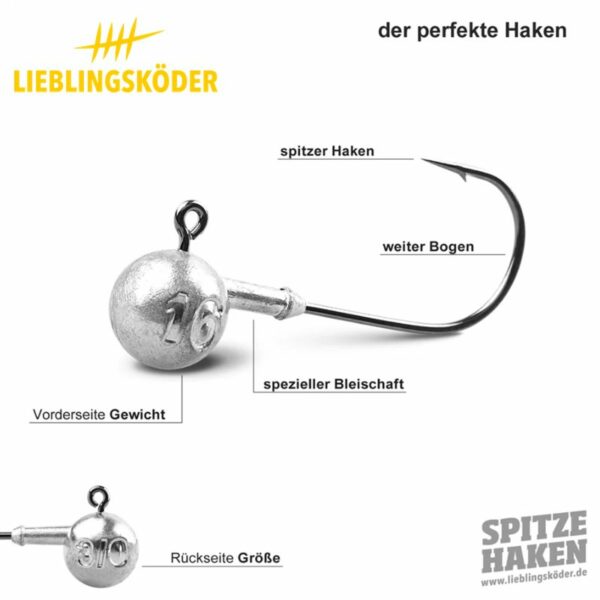 Lieblingsköder Spitze Haken Vorteile