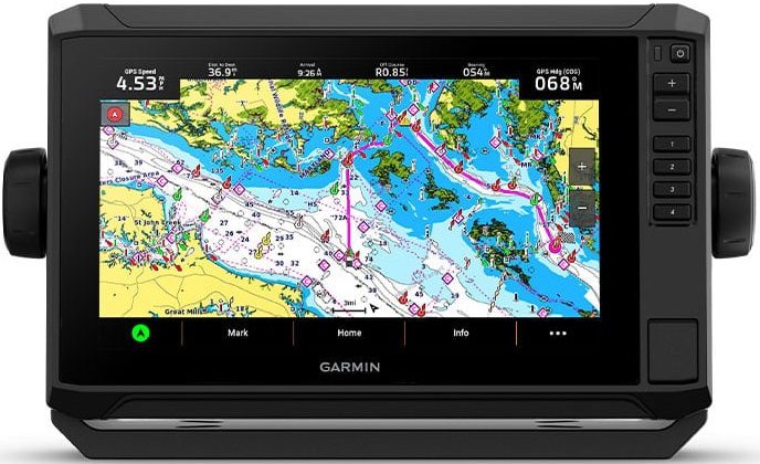 Autoguidance Funktion auf dem 9 `` Echomap UHD 2