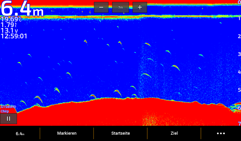 Funktionen des Echomap 92sv