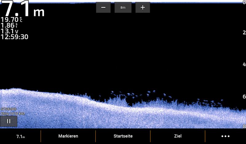 Schomap Down Vü Scan 2 mit 1070 Khz