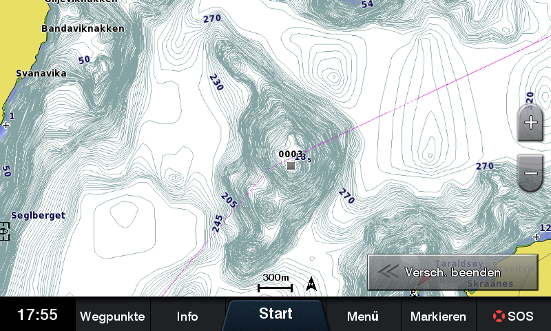 Seekarte BlueChart G2 Vision HD VEU 720L Norwegen