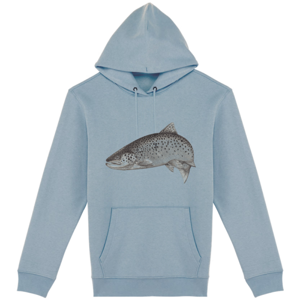 Meerforellen Hoody blau von DaF